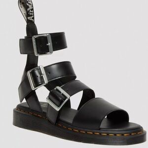 Rick Owens x Doc Martins Gryphon leather sandals